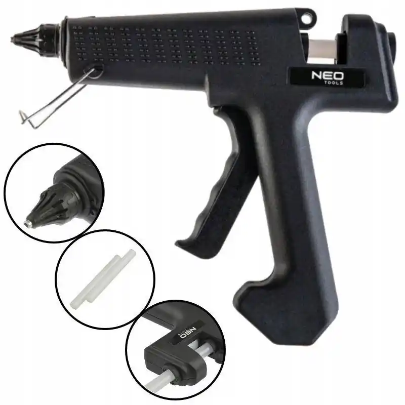 Tani Neo Tools Pistolet Do Kleju Na Gorąco 11mm, 80 W