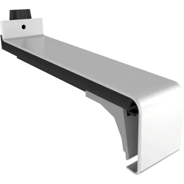 Zniżka Verbinder Soft 40 mit Dichtteil Alu natur eloxiert gerader Stoß 180 mm