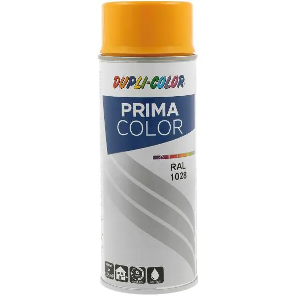 Tylko do końca tygodnia Dupli-Color Lackspray Prima 400ml, melonengelb glänzend / RAL 1028