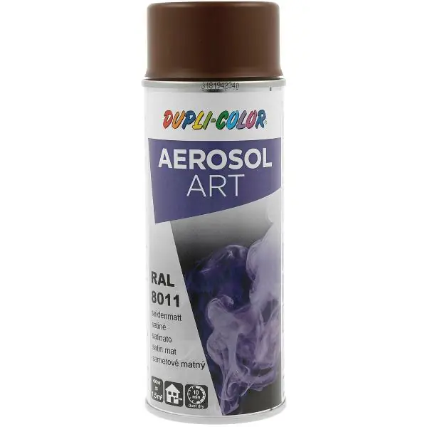 Cena promocyjna Dupli-Color Lackspray Aerosol Art 400ml nussbraun seidenmatt / RAL 8011
