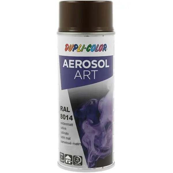 Cena promocyjna Dupli-Color Lackspray Aerosol Art 400ml sepiabraun seidenmatt / RAL 8014
