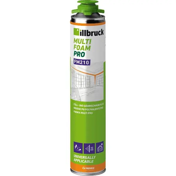Obniżka ceny ILLBRUCK FM210 FensterschaumB2 880ml, - 54L Ausbeute