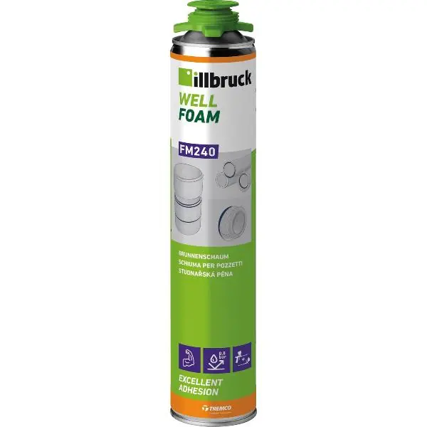 Tylko do końca tygodnia ILLBRUCK FM240 1K Brunnen-Pistolenschaum 750ml B2, - 42L Ausbeute