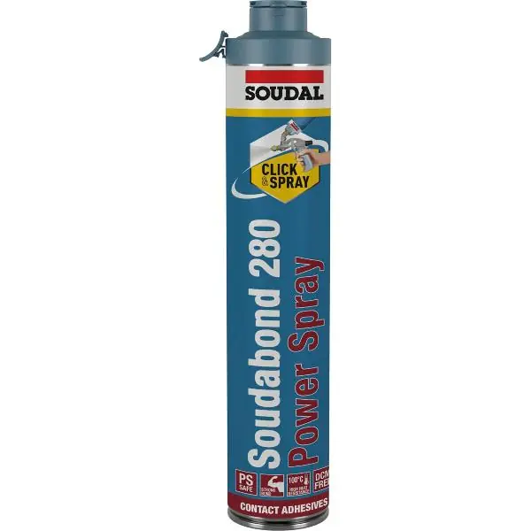 Darmowy zwrot SOUDAL sprühbarer Kontaktkleber Soudabond 280 Power Click & Spray