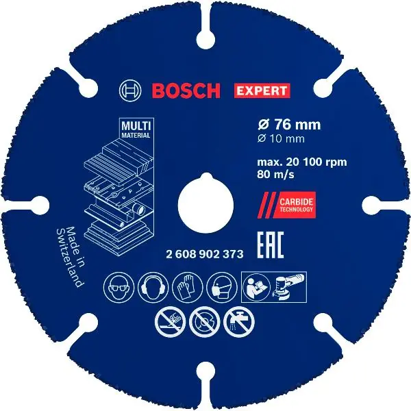 Zniżka BOSCH Trennscheibe Multi Wheel ø 76 x 1 x 10 mm
